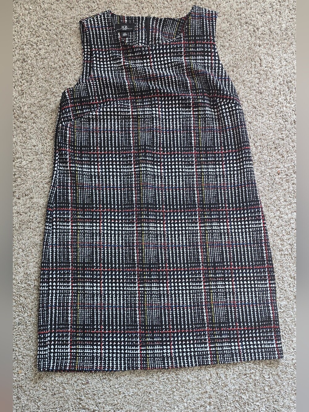 Charcoal Gray Sleeveless A-Line Dress | Heathered Knit Casual Dress